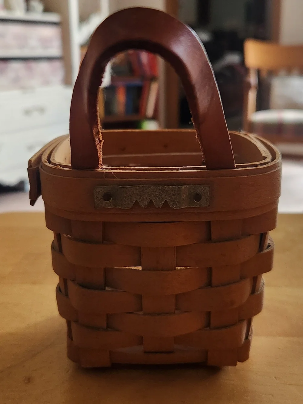 Longaberger Small Hanging Basket with Plastic Protector